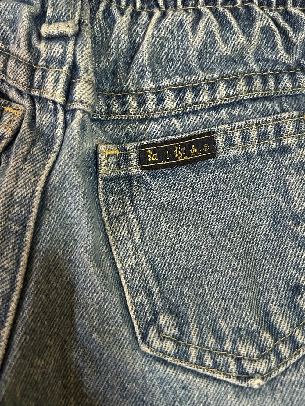Vintage OshKosh Lightwash Denim Jeans - 12M